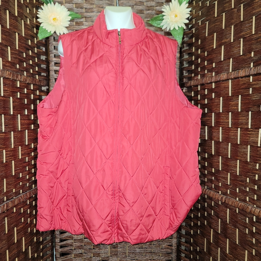 Cg.l.cg Vests Jacket color Red good condition has pockets